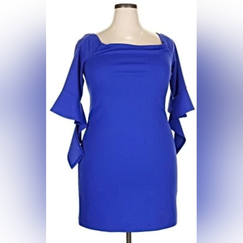 XXL-Thalia Sodi Royal Blue Dress.